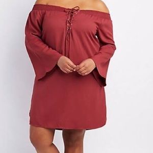 Plus off shoulders Dress